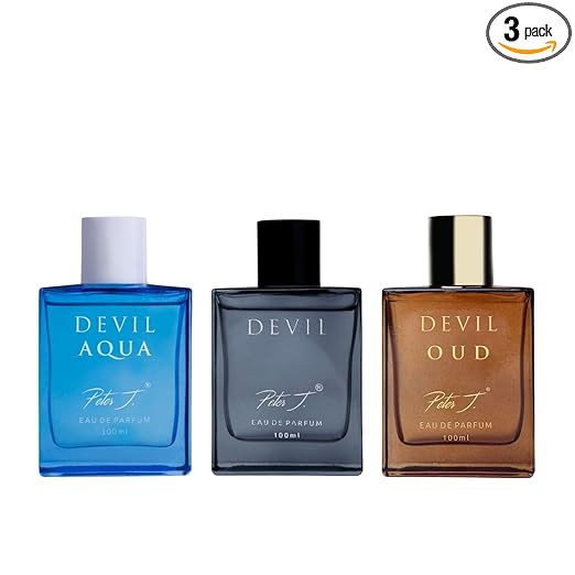 🔥 Peter J Devil 3x100ml Perfume Combo | Luxury Long-lasting Fragrance